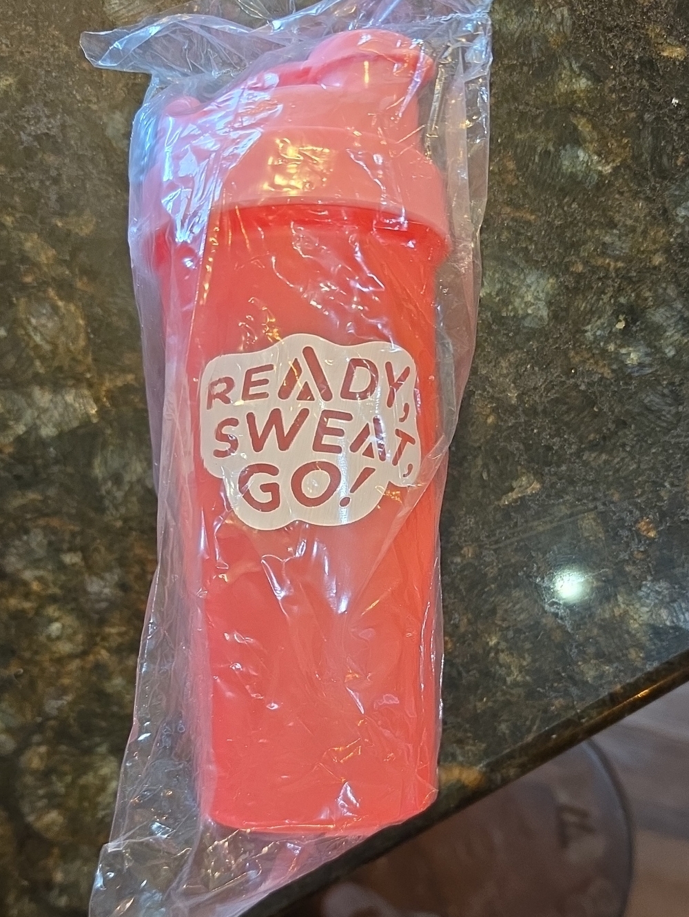 Pink Ready, Sweat, Go! Sports Bottle - Unbranded
